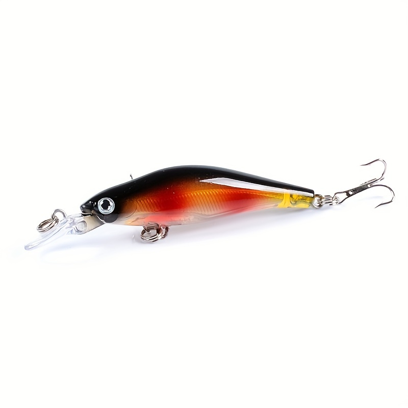 5PCS 8cm/6.3g Trolling Bait Minnow Fishing Lure Bass Crankbait Tackle  Wobbler