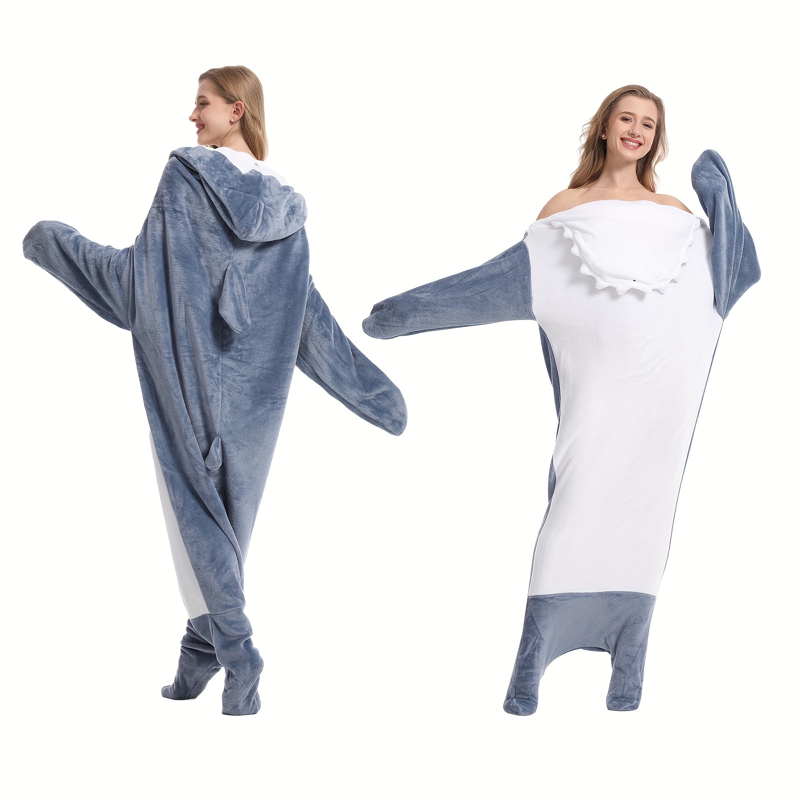 Edredón dos en uno tiburón cintura siesta almohada manta tiburón felpa manta  manta regalo para niños – Los mejores productos en la tienda online Joom  Geek