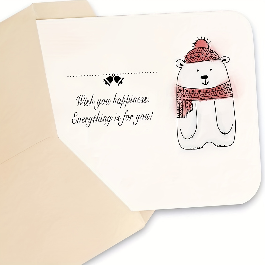 Bear Snow Clear Stamps for Card Making and Photo Album Decorations,  Snowflake Silicone Stamps Greeting Words Transparent Rubber Stamps Seal for  DIY