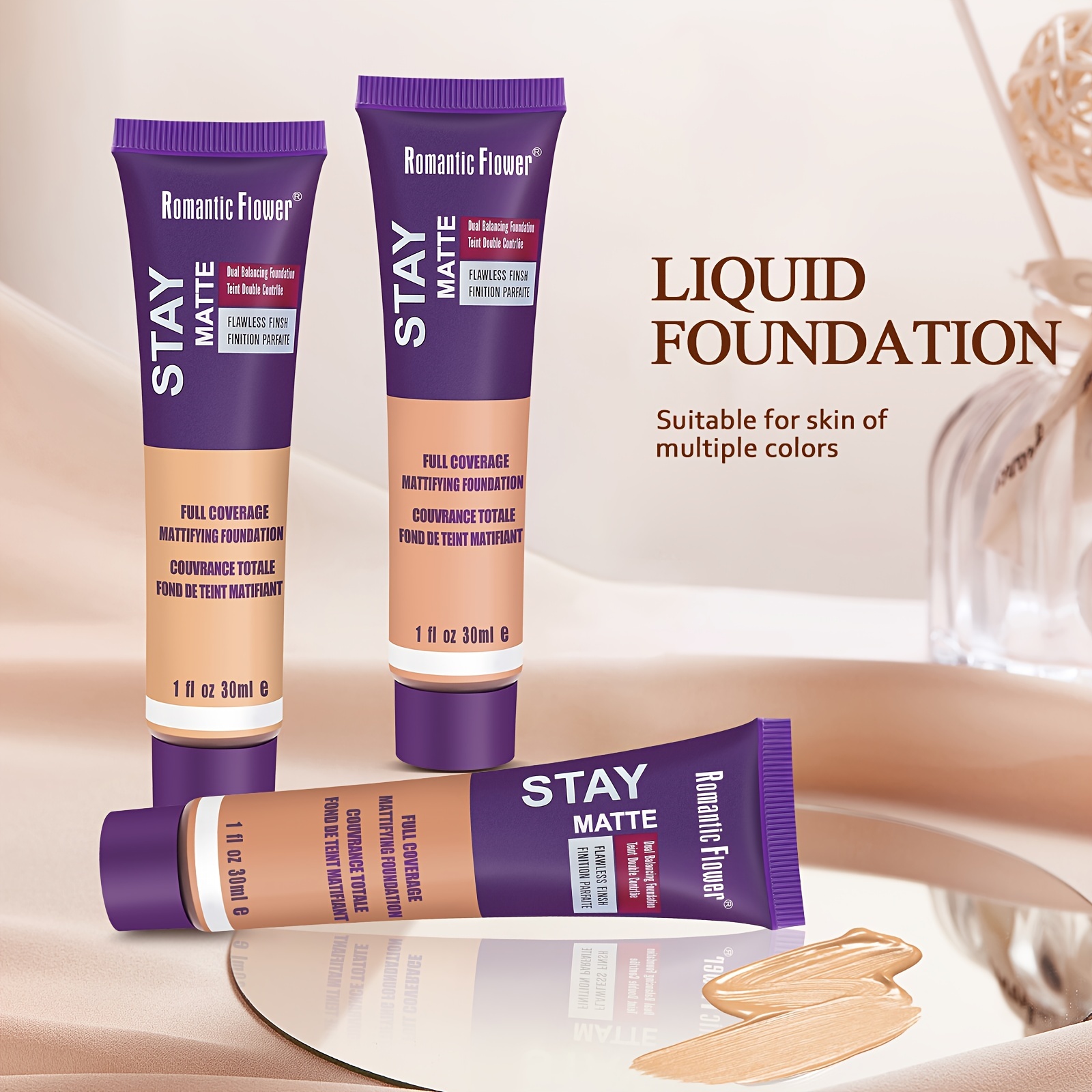 Flawless Finish Foundation Color Stay Face Makeup Normal Dry - Temu Germany