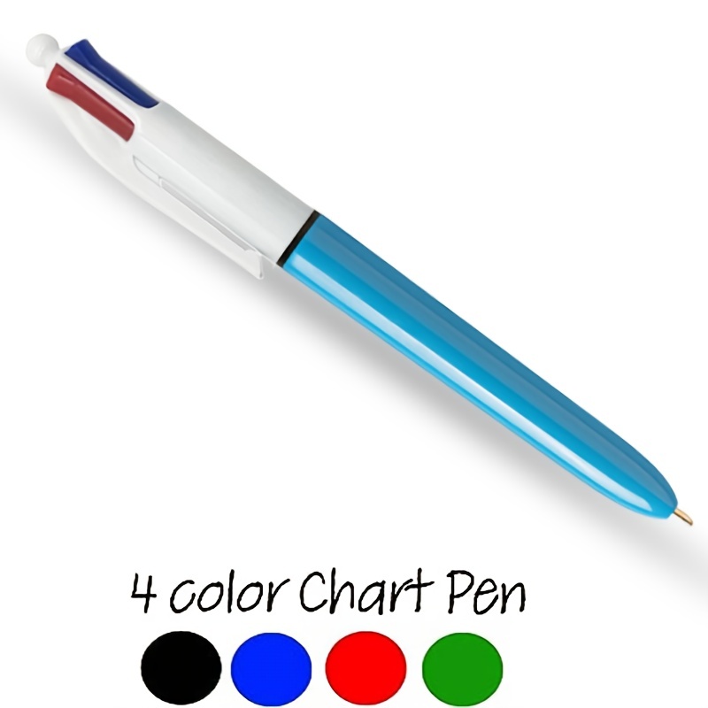 Penna A Sfera Doress 4 Colori, Punta Media (1,0 Mm), 4 Colori In 1 Set Penne  Multicolori, Confezione 3 Penne Ricaricabili Annotare E Organizzare, Risparmia Denaro Temu