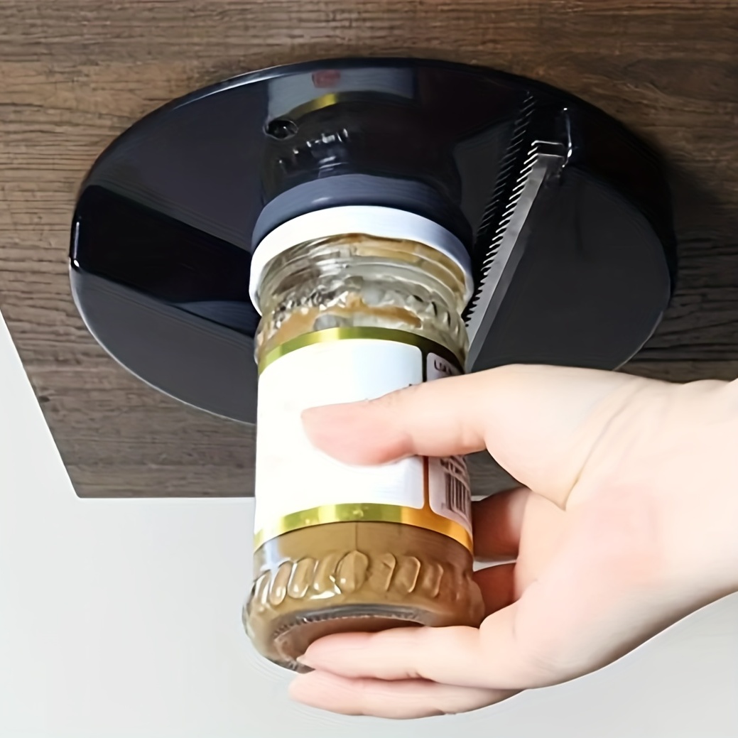1pc Manual Plastic Upgraded Jar Opener Under Counter Easy Jar