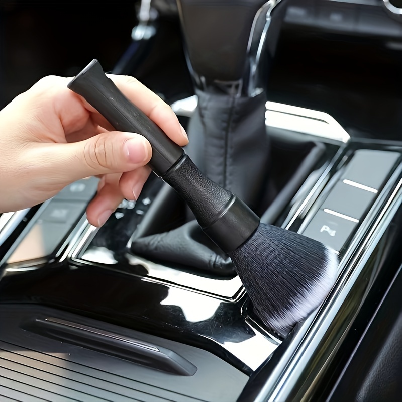 1pc Car Interior Detailing Brush,Soft Bristle Cleaning Brush Dusting  Brush,Car Interior Cleaning Tool,Auto Detail Brush Car Dash Duster Brush  (Black)