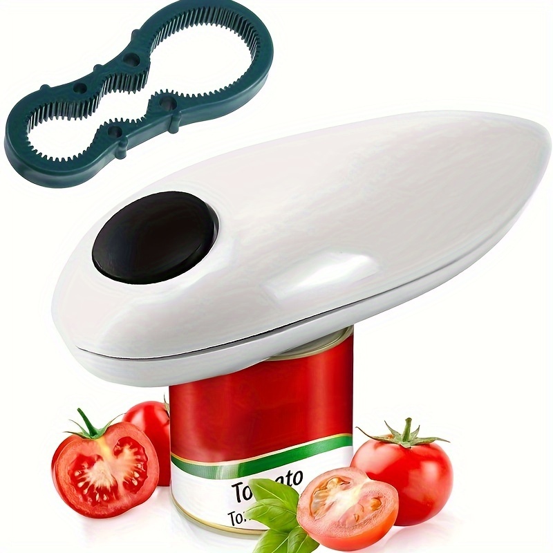 1pc Battery Powered New Electric Can Opener Automatic Kitchen Tool