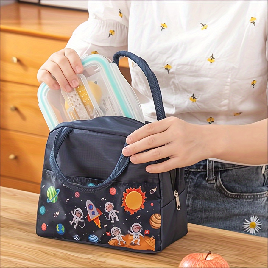 1pc Borsa Isolante Carina a Cartoni Animati per Ragazzi, Borsa da Picnic  Portatile per Esterni, Borsa Pranzo Multifunzionale in Tela per Studenti,  Scelta Ideale per Regali - Temu Italy