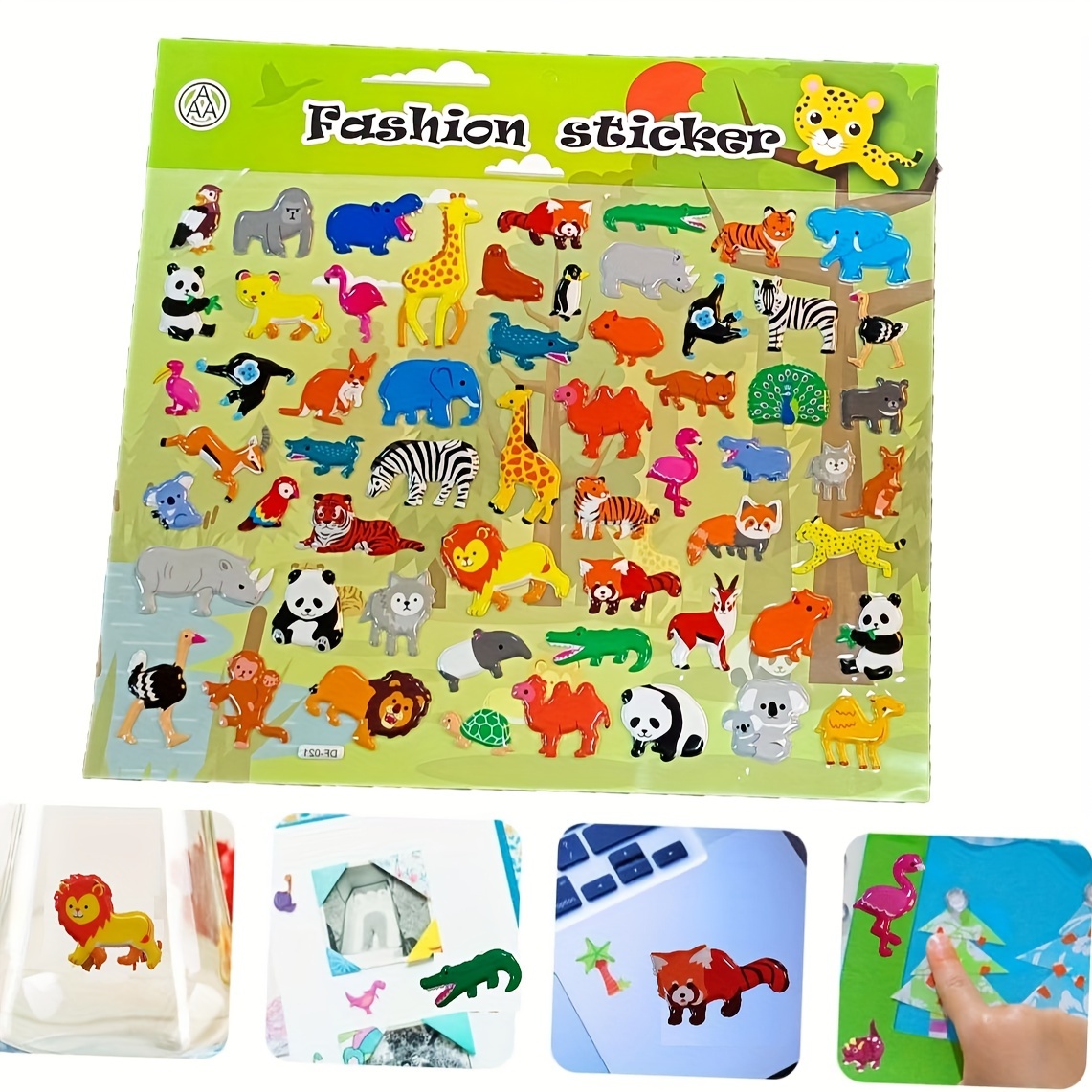 6 Sheets Different 3D Cartoon Number ABC Stickers Toy For Kids On Diary  Phone Laptop New Year Gifts Figure Alphabet Stick - AliExpress