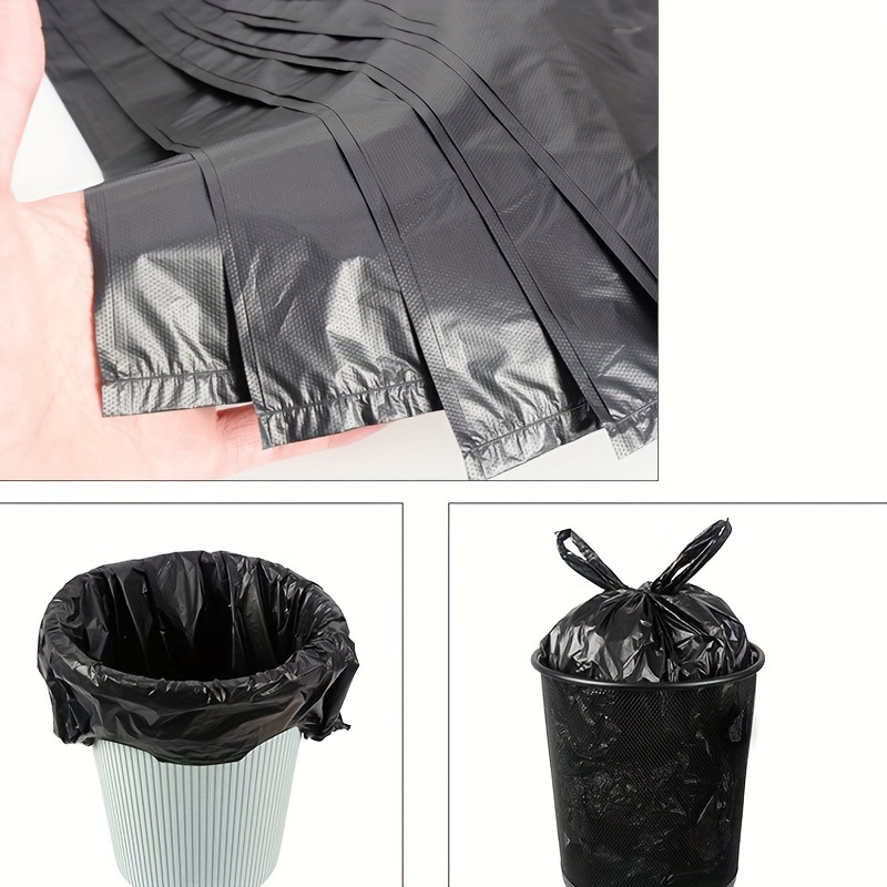 Large Black Garbage Bag Property Flat Mouth Garbage Bag Thickened  Disposable Plastic Bag Hotel Large Garbage Bag Bolsas DeBasura - AliExpress