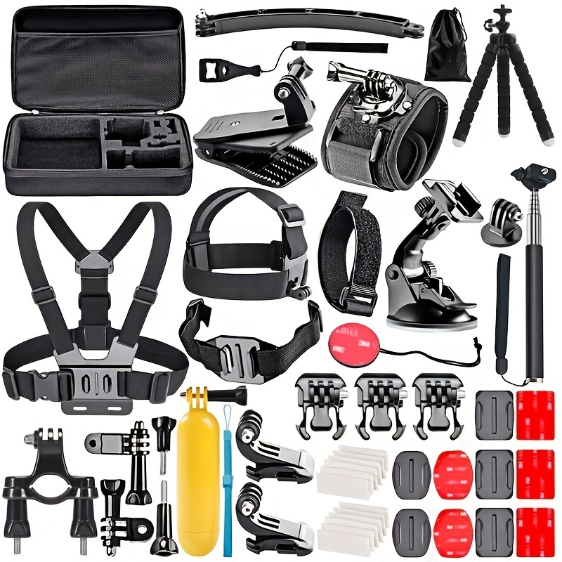 Kit d'accessoires pour caméra d'action 52 en 1 pour GoPro Hero11/10/9,  GoPro Fusion