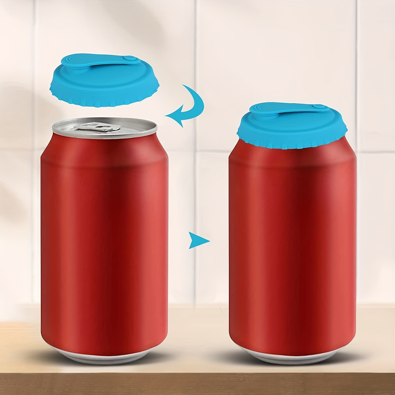 Beverage Can Covers Reusable Leakproof Drink Can Lids - Temu