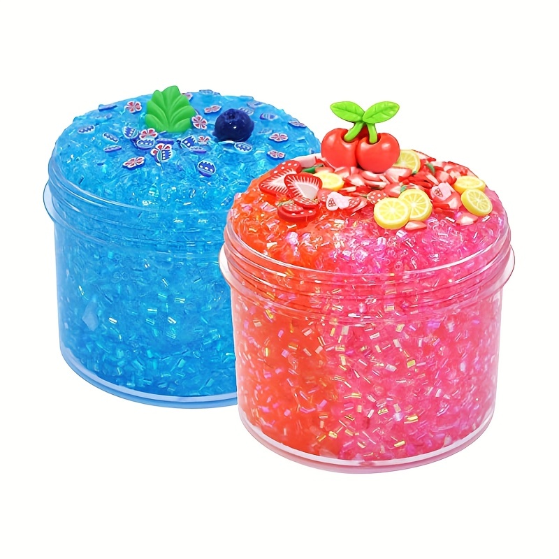 Cloud Slime Kit With Red Watermelon And Mint Charms Scented - Temu Germany