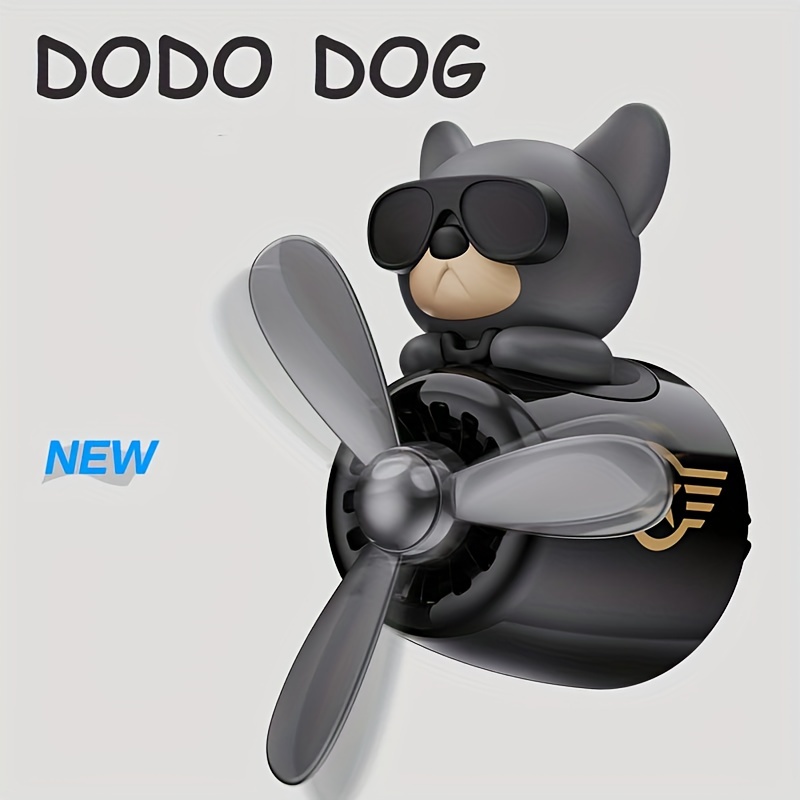 Cute Pilot Dog Design Car Air Freshener Creative Car Air - Temu