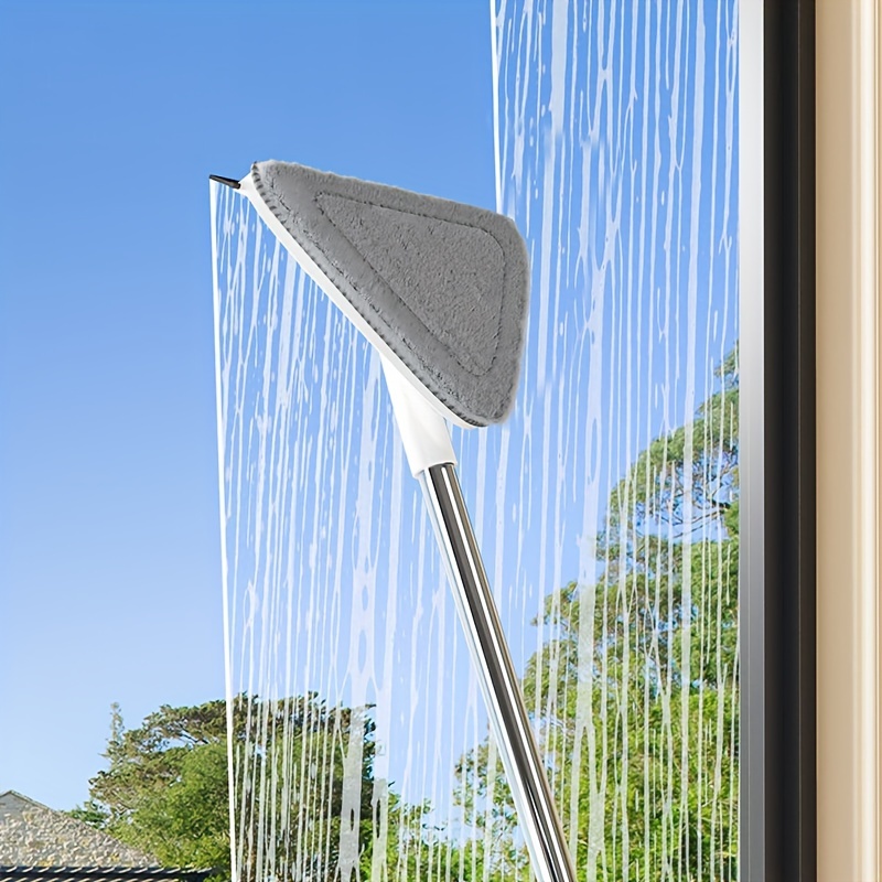  Window Squeegee, Wall Mop, 2 in 1 Wall Cleaning Mop