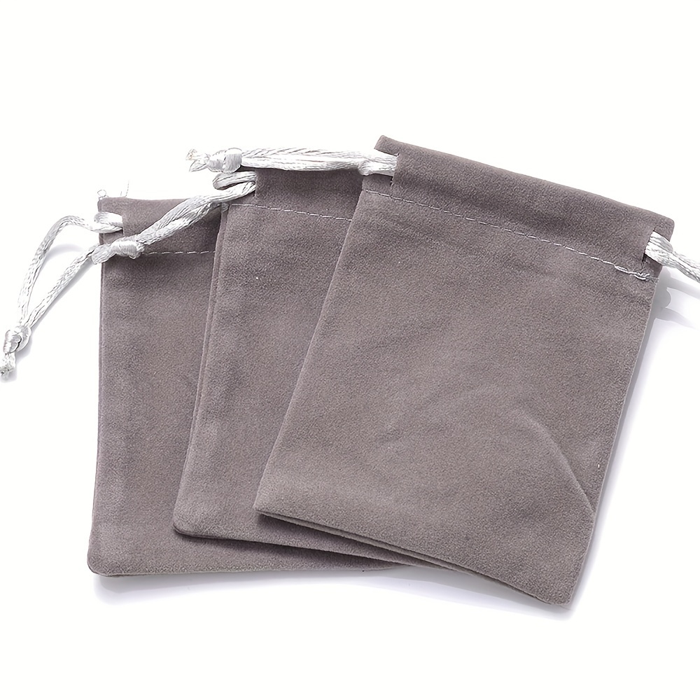 2 Sizes Drawstring Velvet Packing Bag For Jewelry Gift - Temu