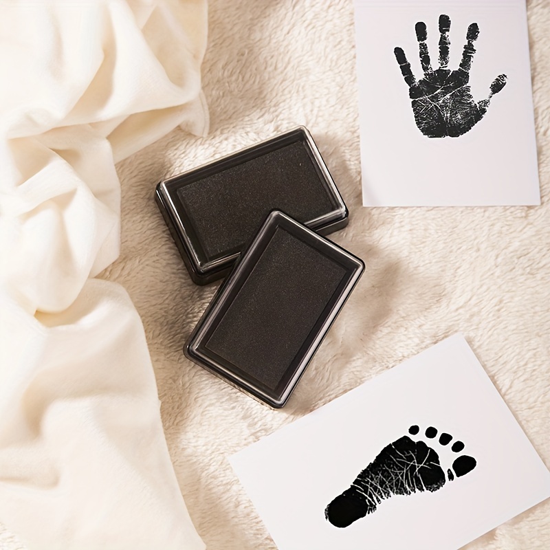 Diy Hand And Footprint Kit Ink Pads Photo Frame Handprint - Temu