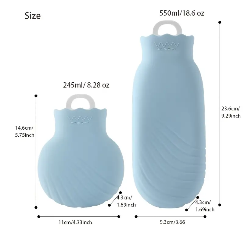 1pc Hot Water Bottle Hand Warmer Tummy Compress Cute Explosion Proof Baby  Warmer Silicone Warm Water Bottle, Don't Miss These Great Deals