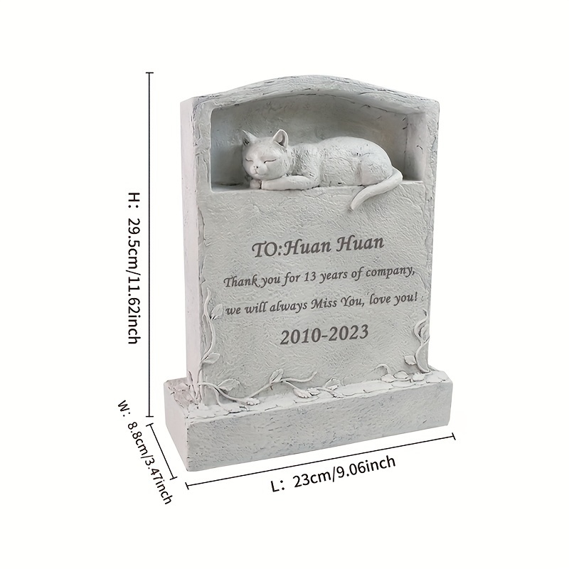 Cat memorial best sale garden stones