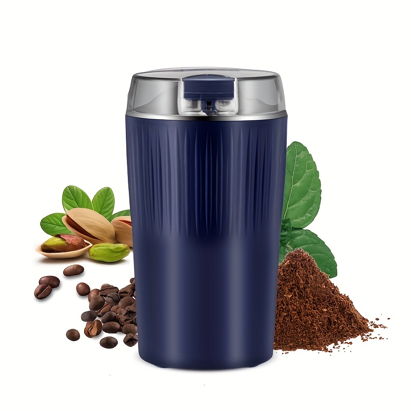 Electric Portable Quiet Coffee Grinder Burr Mill USB Rechargeable Button  Control