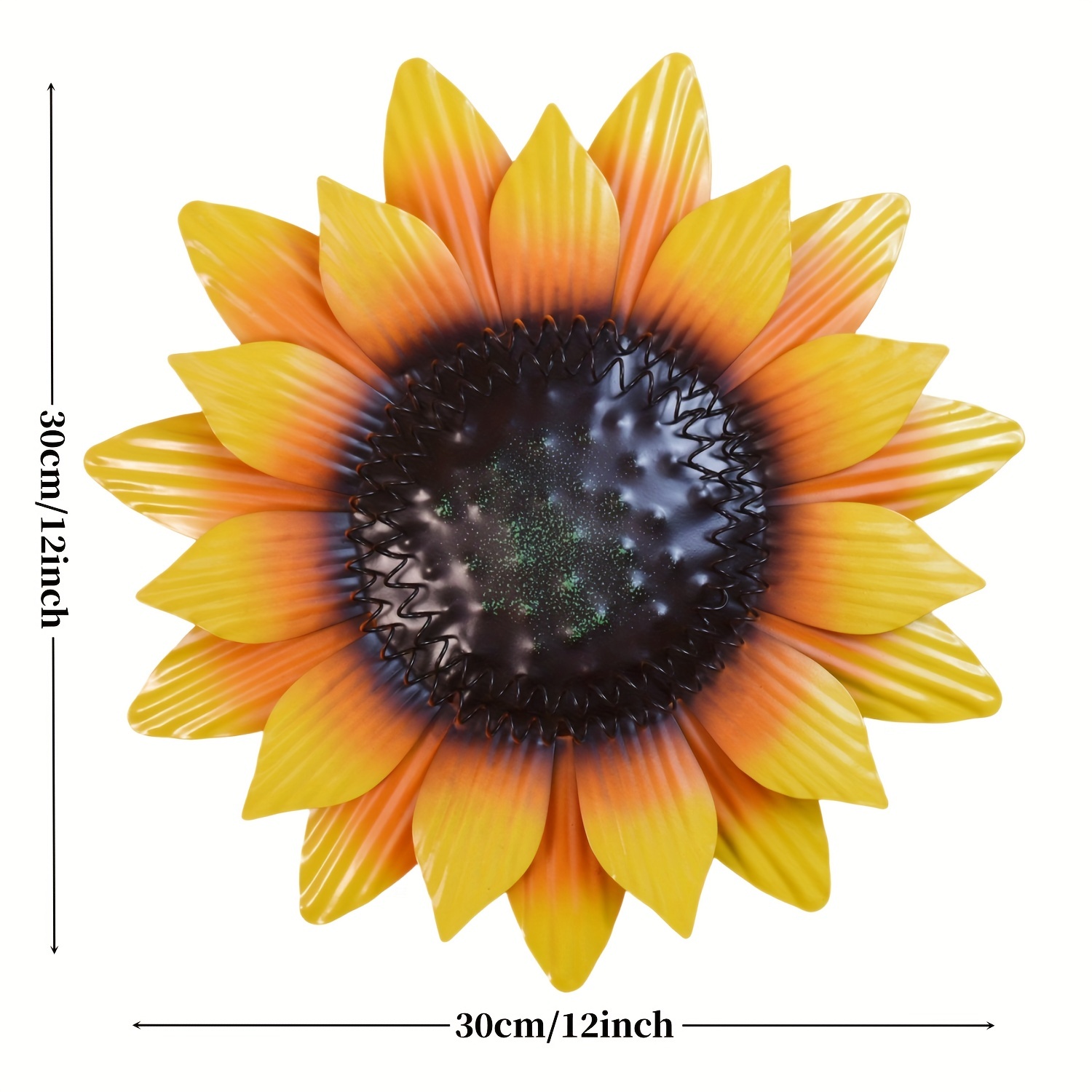 Metal Sunflower Decor Yellow Flower Wall Decor Room Decor Temu