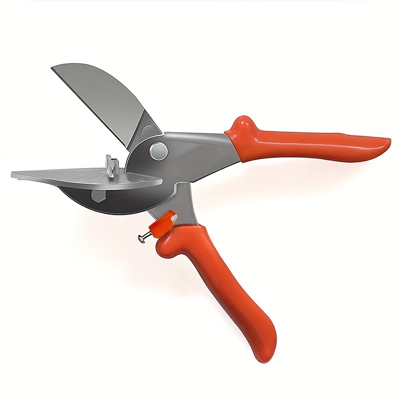 jutaeer Pvc scissors Multifunctional angle shear upgrade Miter Shears,0-135  Degree Adjustable Angle Trim Shear,Multifunctional Trunking Shears for