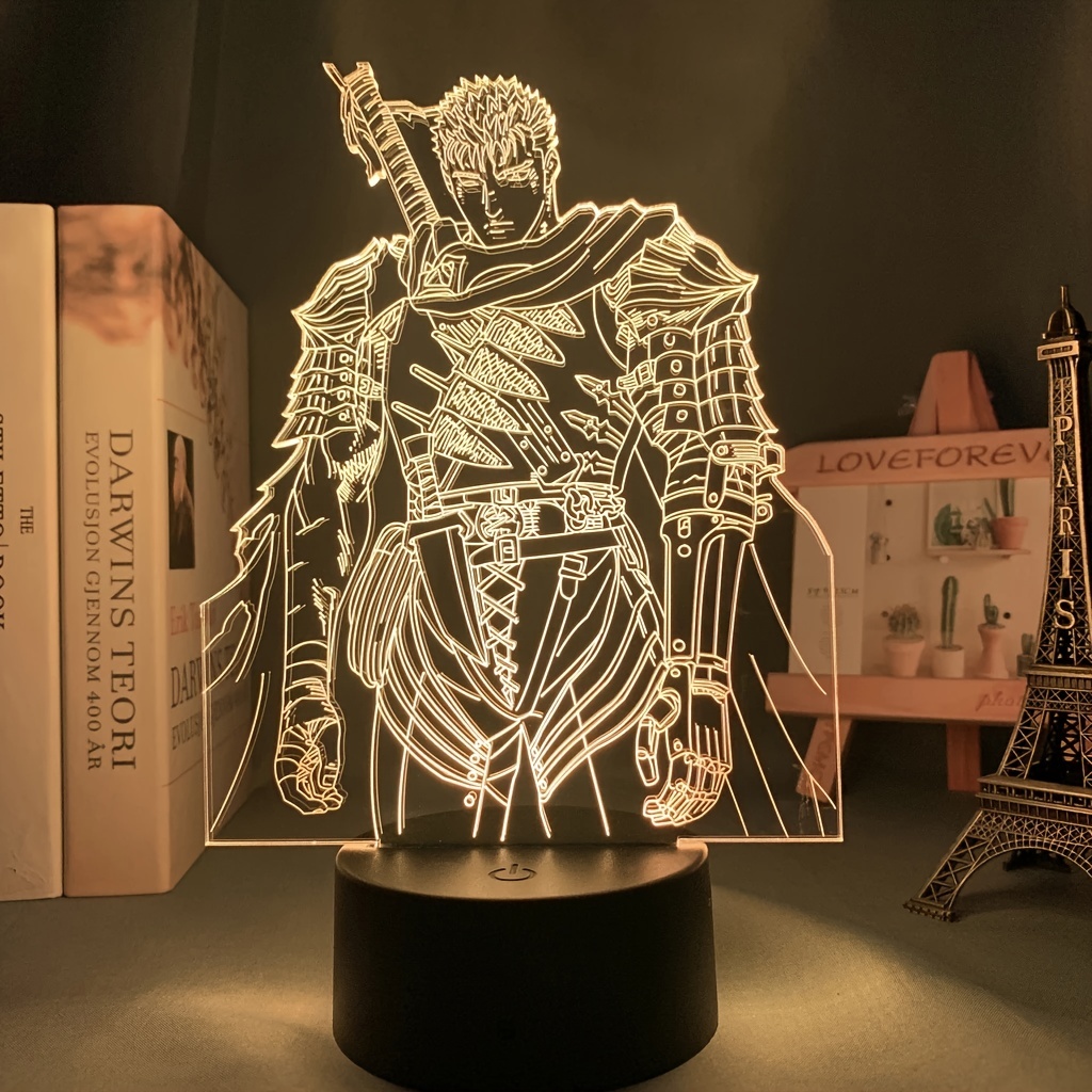 3D led Lamp 3D Night Light for Kids Attack on Titan Anime 3D Lamp Armin  Arlert Light for Kids boy Bedroom Decor led NightLights Manga Gadget  Birthday Gift Table lamp 7 Colors