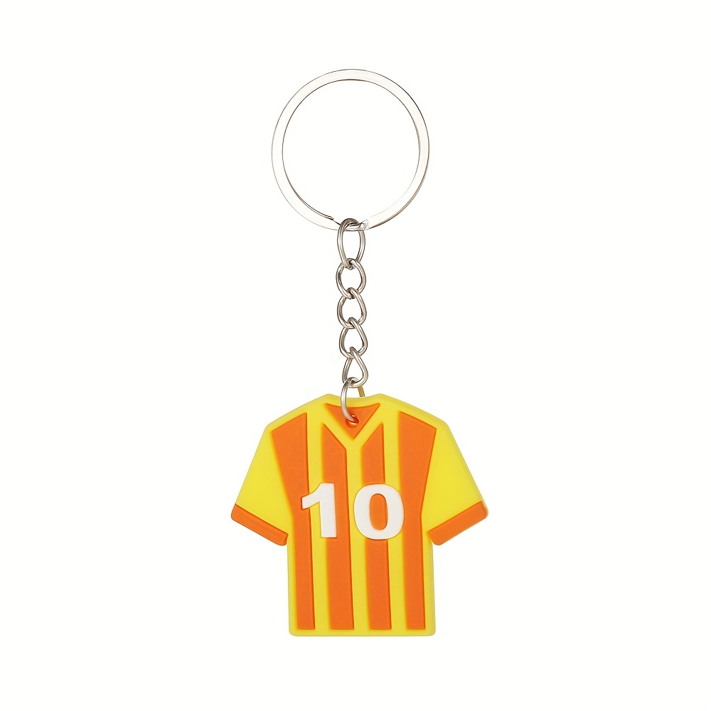 6 Pezzi, Portachiavi Calcio, Sport PVC Morbido Gomma Jersey Trofeo  Portachiavi In Metallo Piccolo Regalo, Pacchetti Portachiavi, Pendenti  Borsa, Zaino Charms, Regali Di Compleanno, Favori Di Festa Estiva, Regali Di  Vacanza 