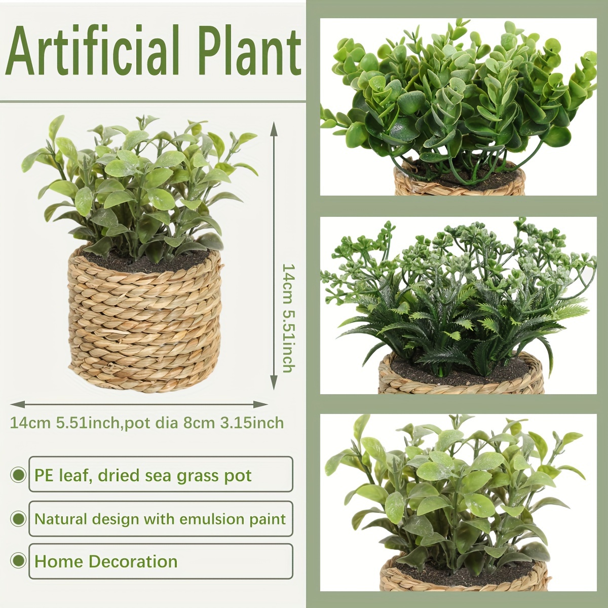 1pc Artificial Wicker, Fake Green Plastic Plant Artificial Hanging Ivy Leaf  Garland Uv Resistant For Home Garden Flower Pot Filler Wedding Party Indoor  Outdoor Decoration - Arts, Crafts & Sewing - Temu