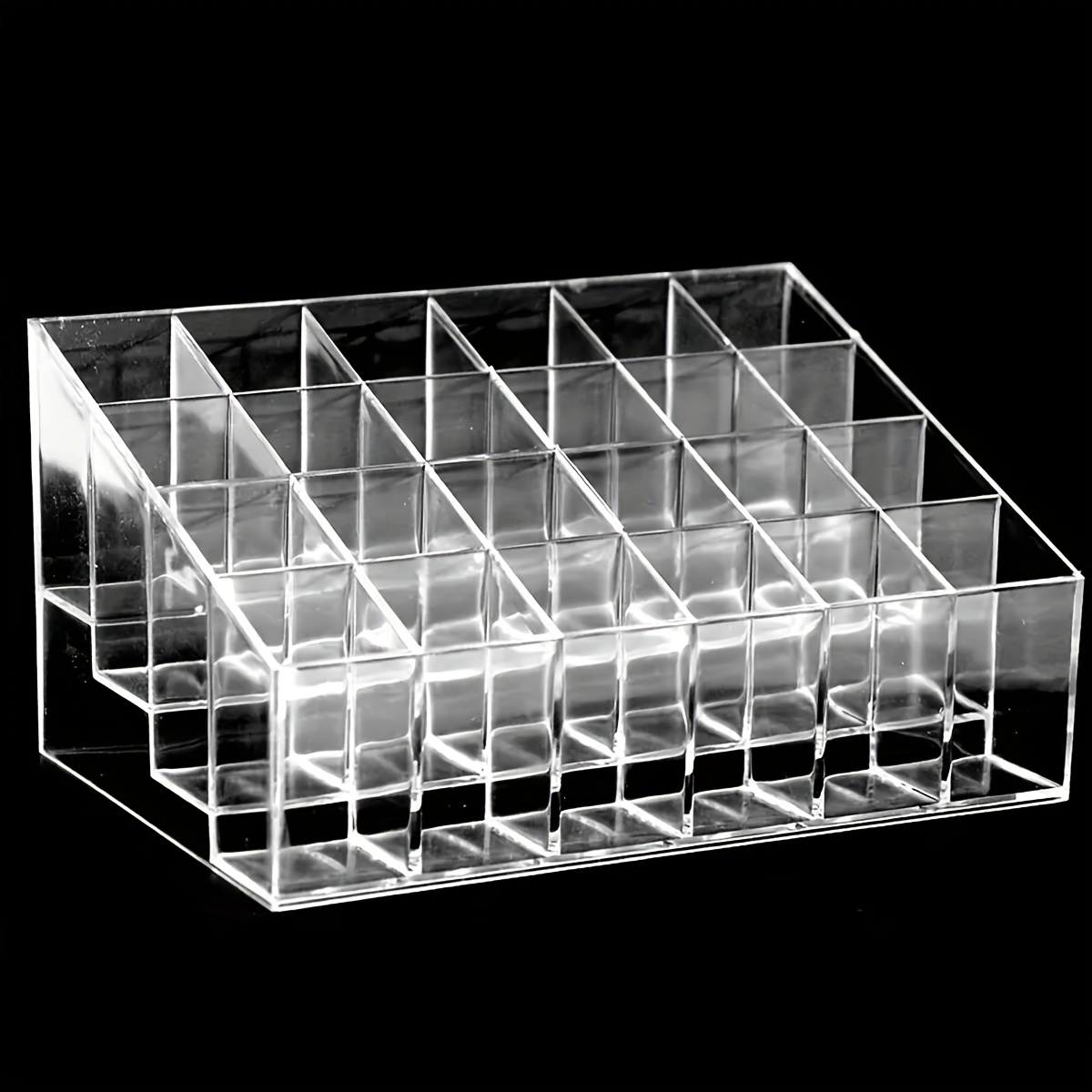 Clear Lipstick Holder Organizer Cosmetic Storage Display Case
