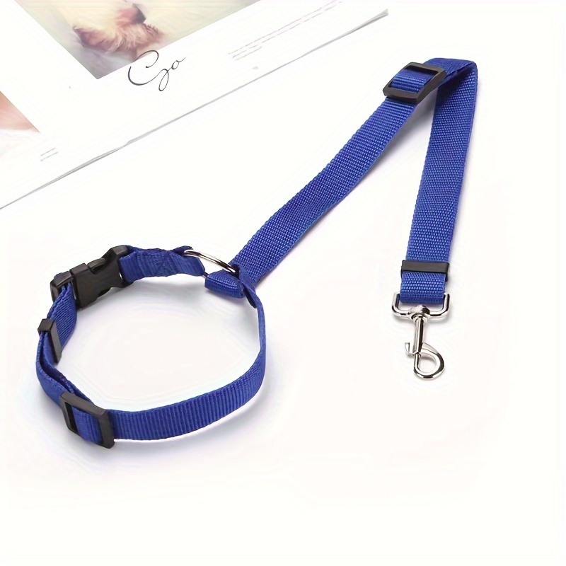 Adjustable Pet Car Seat Belt Dog Safety Rope With Hook For - Temu