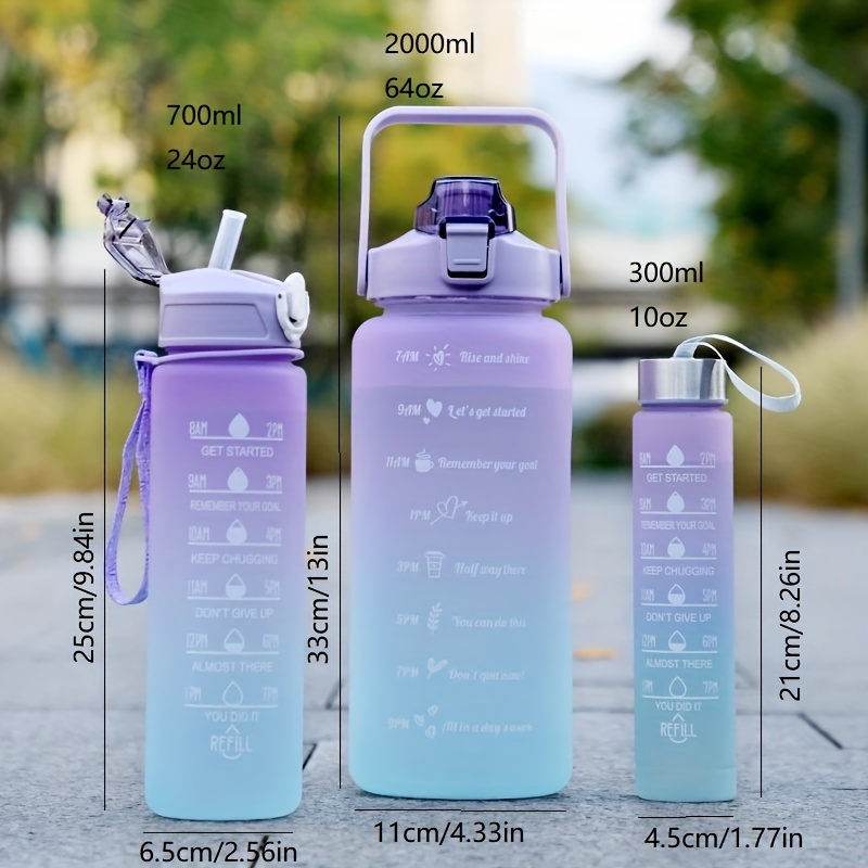 Water Bottles With Protective Sleeve Sports Motivational - Temu