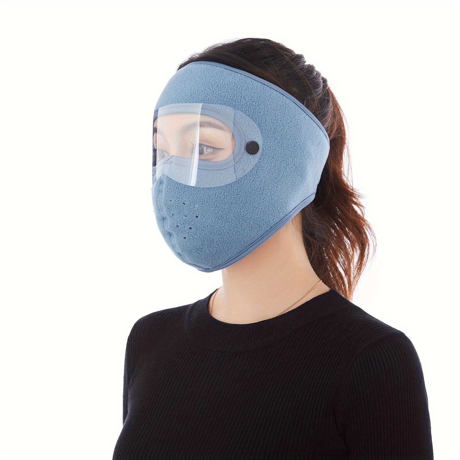 1 Pezzi Maschera Viso Balaclava Invernale Donna Maschera Sci - Temu Italy