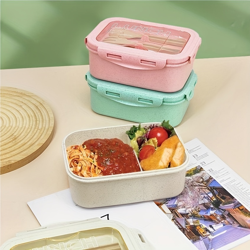 Leakproof 850mL Bento Box with Utensils - Back to School & Work Lunches