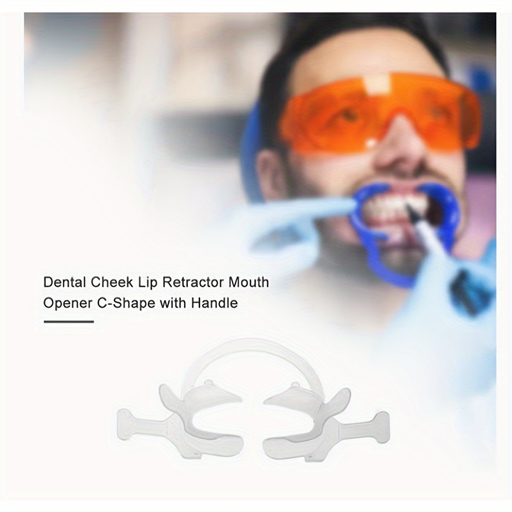 Miroirs buccaux dentaires jetables Miroirs d'inspection buccale en  plastique avec poignée Dental Oral Cheek Tool (50pcs, blanc)