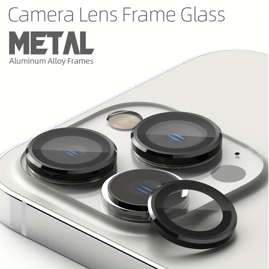 Golden Artificial Diamond Camera Len Protector Good - Temu