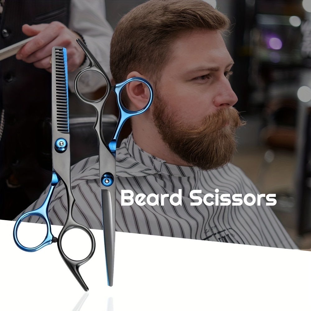 Kits de tijeras para cortar cabello, 10 piezas Juego de tijeras de  peluquería de acero inoxidable Tijeras de adelgazamiento profesionales para  peluque