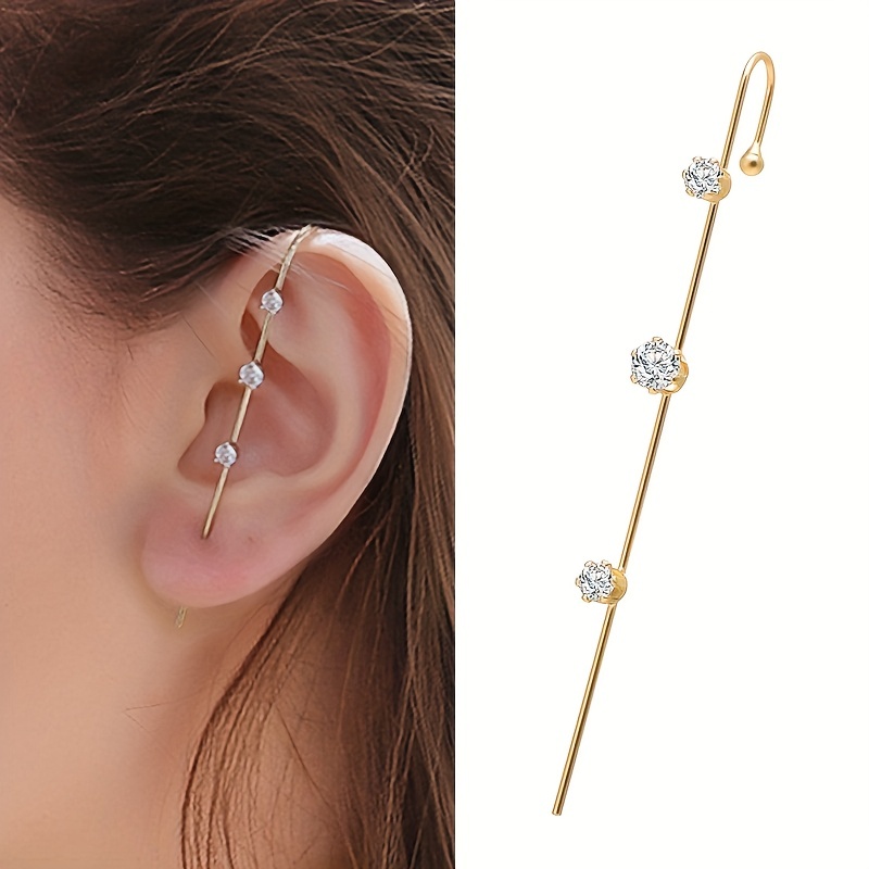 Ear hook 2024 crawler earrings