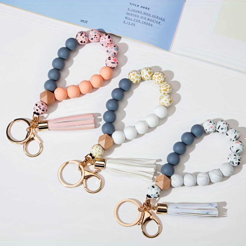 Silicone Beads For Keychain Bracelet Necklace - Temu