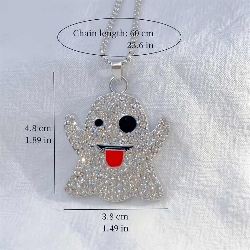 Diamond ghost store pendant