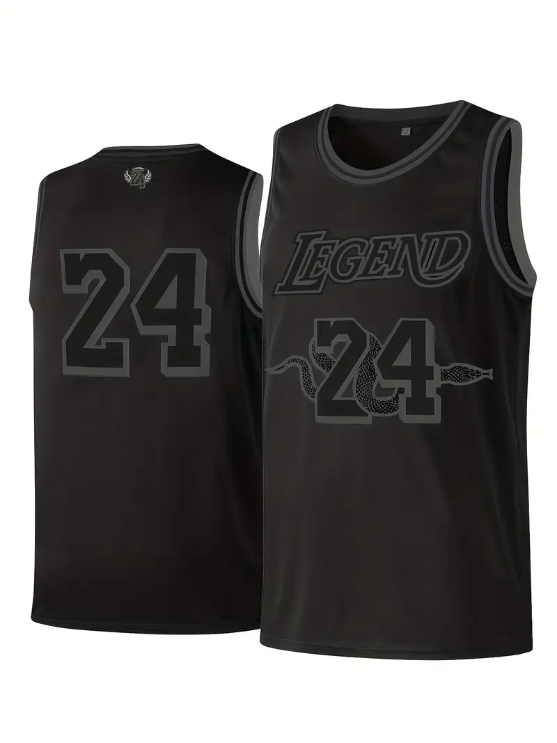 Camiseta Baloncesto Bordada Hombre Legend #24 Uniforme - Temu