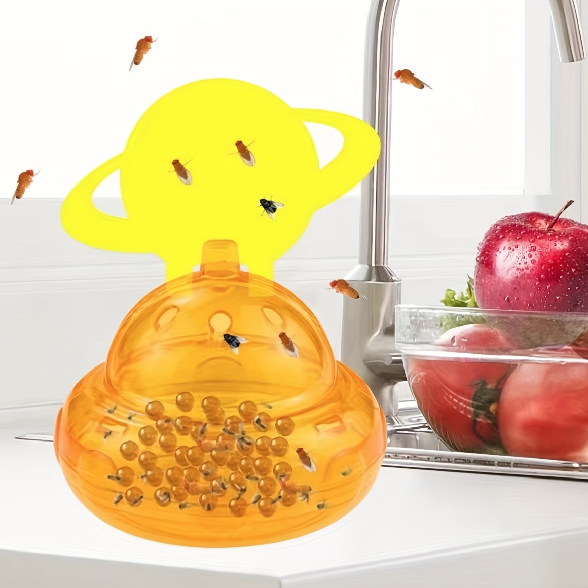 Gnat Killer for Indoor, Fungus Gnat Trap for Kitchen/Home, Fruit Fly Killer  Indoors(Not Included Attractant )