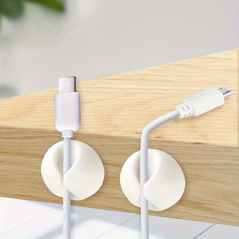 Desktop Cable Organizer Phone Charging Cable Data Cable - Temu