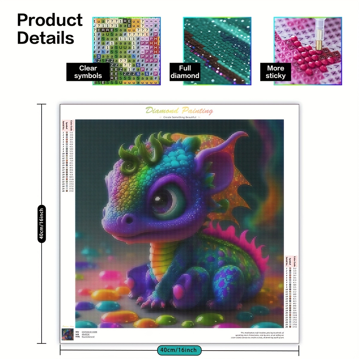 Dinosaurs 5D Diamond Painting Kits Full Square/Round Diamond Mosaic Animals  Rhinestone Embroidery DIY Home Decor