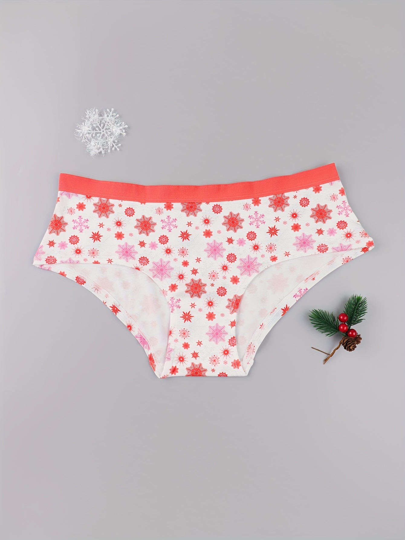 5 Pack Cute Cartoon Cherry Strawberry Printied Underpants