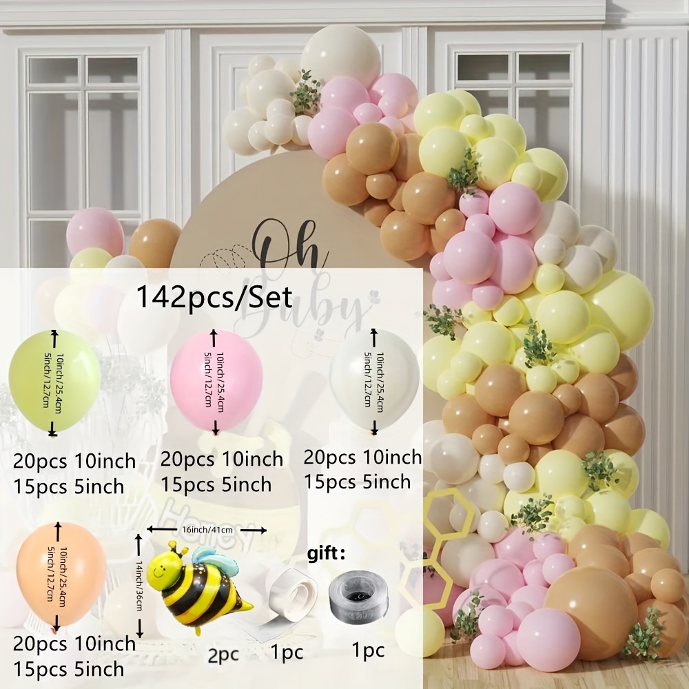 Bee Balloon Garland Arch Kit Bumble Bee Theme Party Decor - Temu