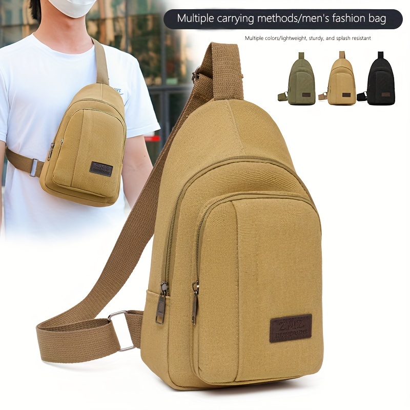 Casual Mini Men's Backpack Multifunction Lightweight Chest Bag