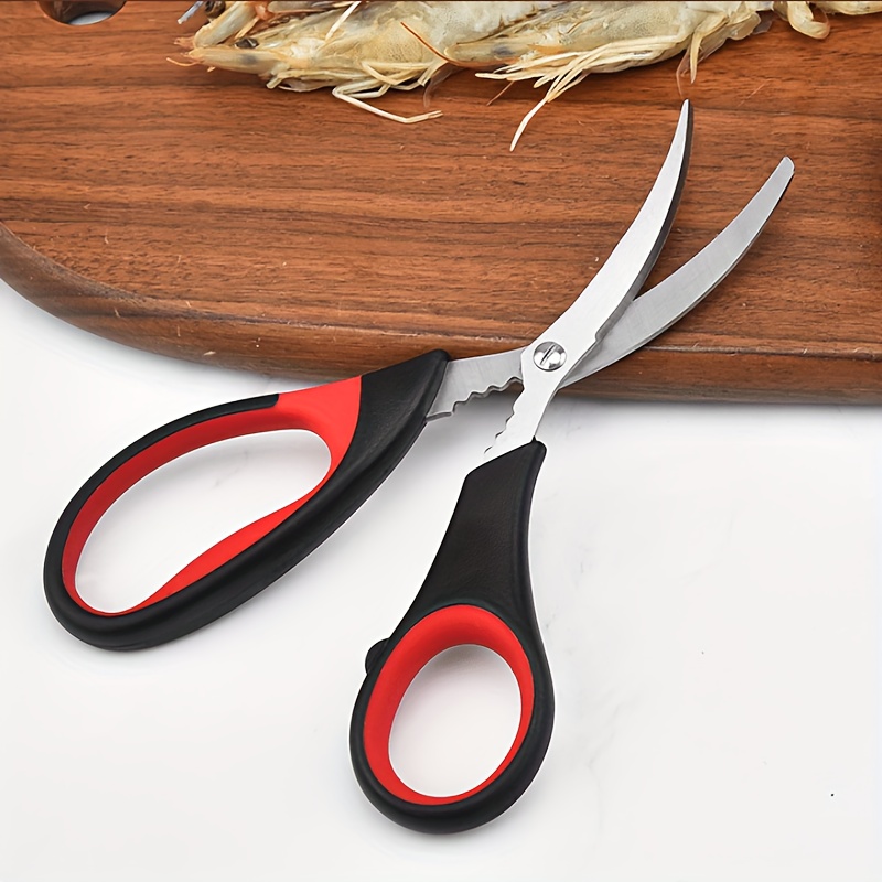 Kitchen Scissors BBQ Chicken Fish Goose Shrimp Cutting Chef Home Tools  Stainless