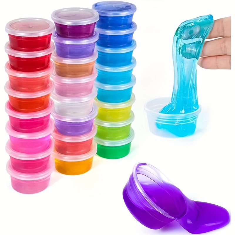 Slime Containers with Lids and Handles, Plastic Storage Bucket