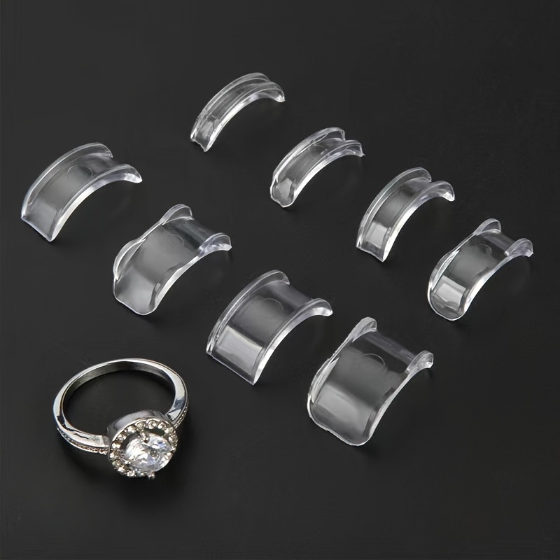  COHEALI 15pcs Ring Adjuster Silicone Rings Ring Sizer