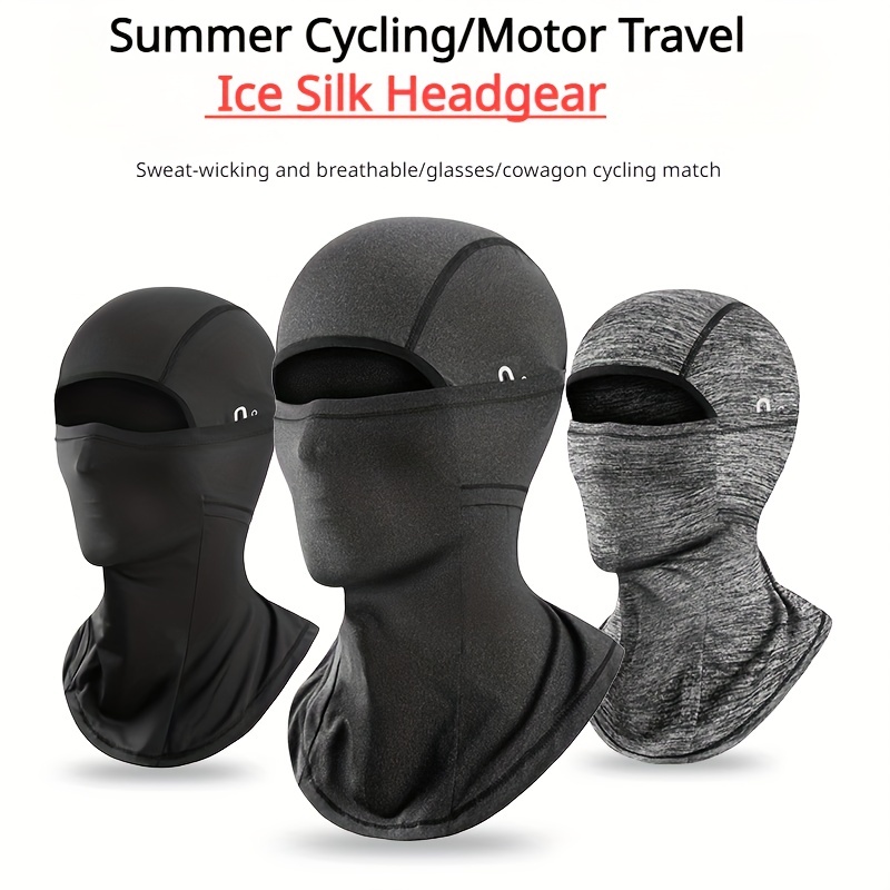 Cycling Sunscreen Face Mask Polyester Scarf For Fishing Hiking Camping,  Protective Face Neck Gaiter