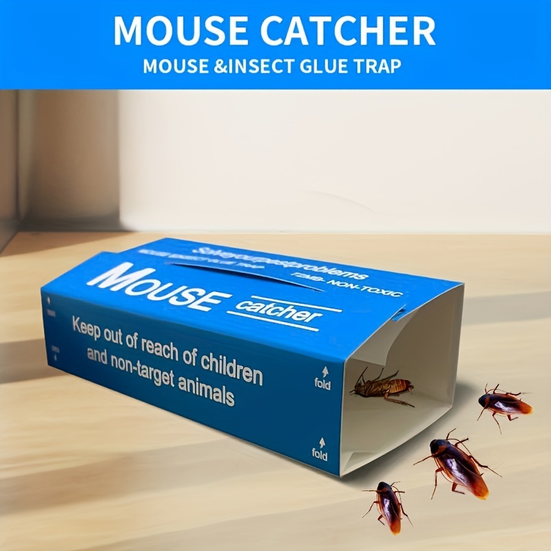 Catchmaster Mouse & Insect Glue Traps, Adhesive Rodent & Bug