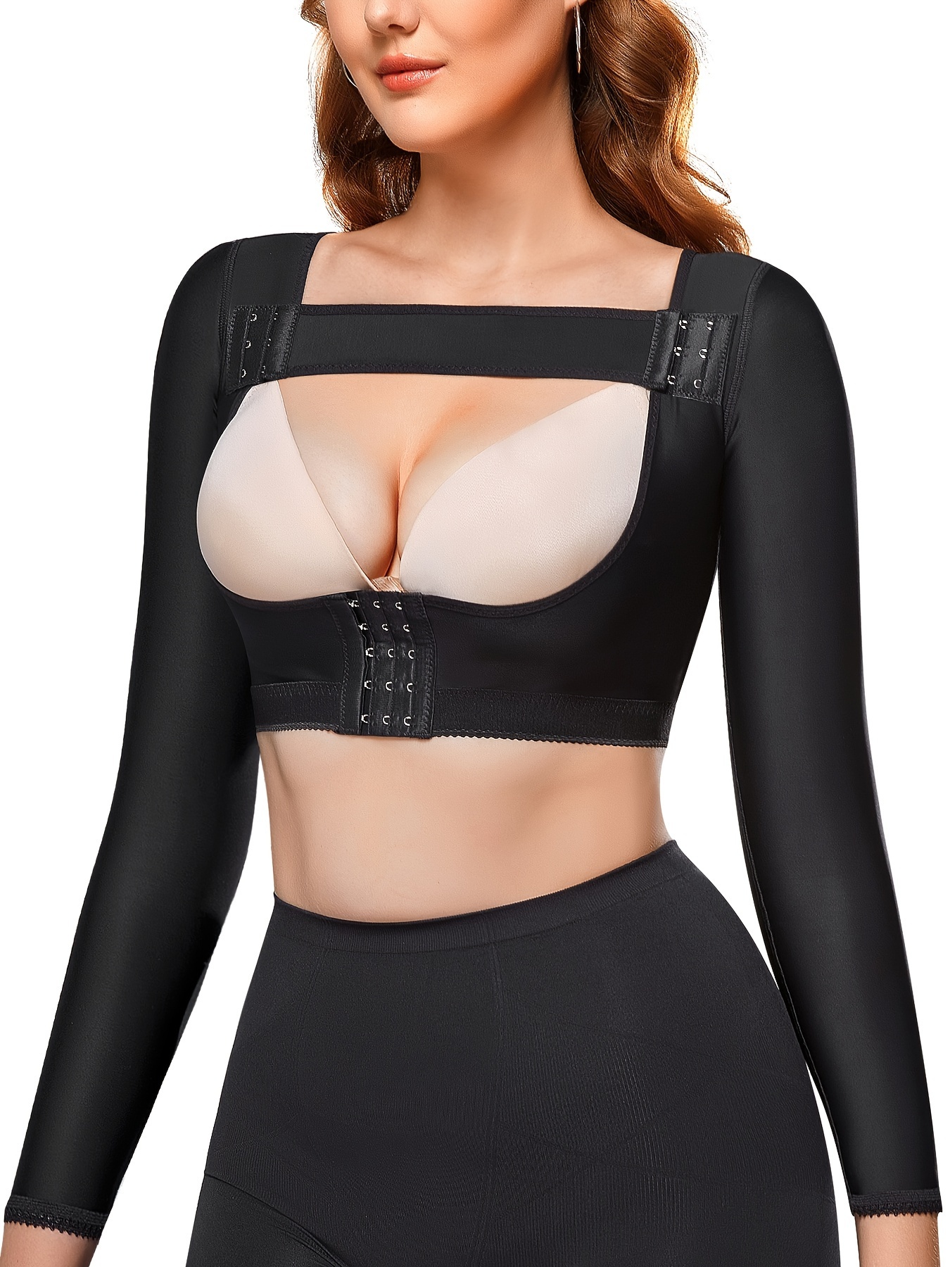 Body Shaper Set Tummy Control Tank Top Front Buckle Shaping - Temu